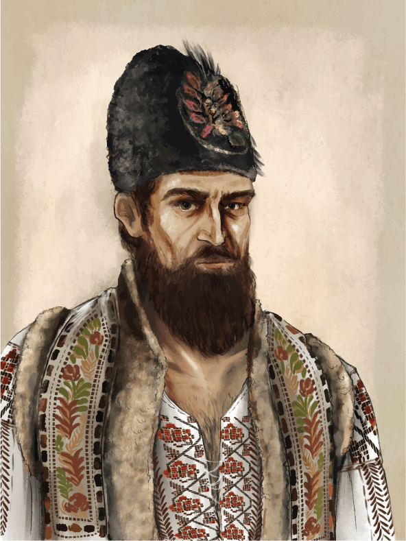 Portret istoric Avram Huiban
